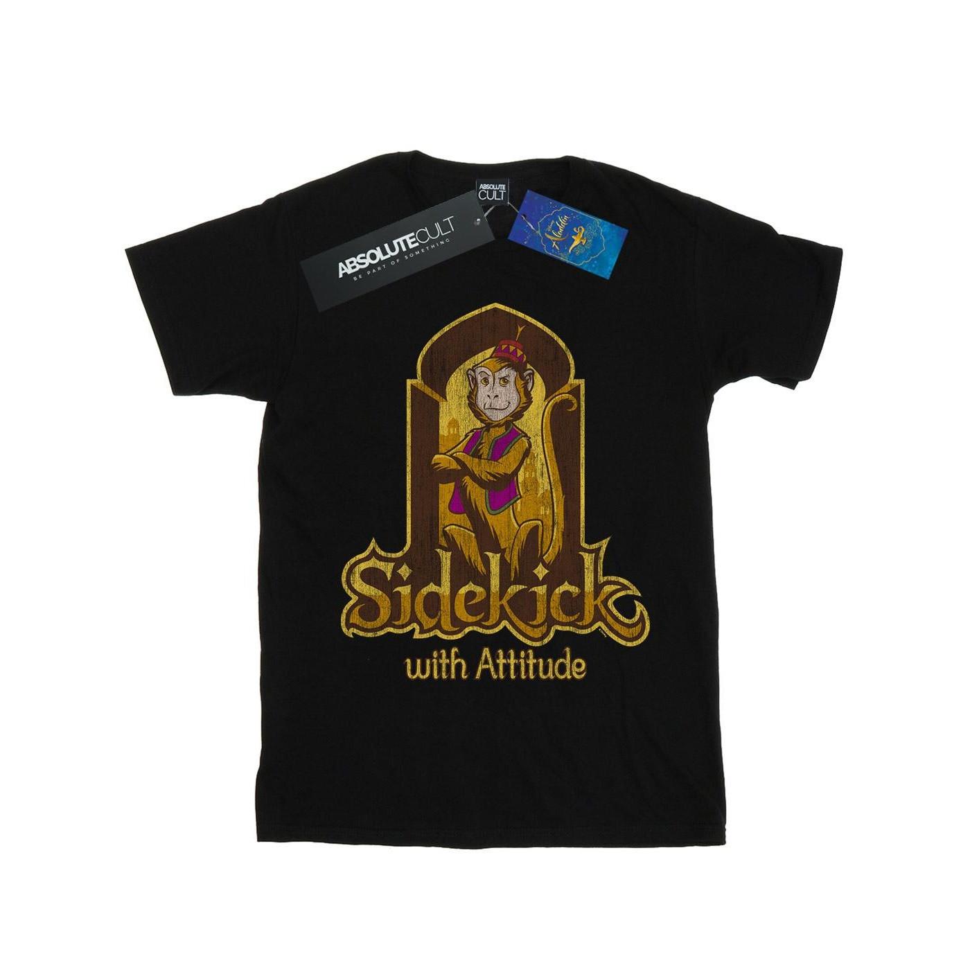 Aladdin Movie Abu Sidekick With Attitude Tshirt Damen Schwarz 3XL von Disney