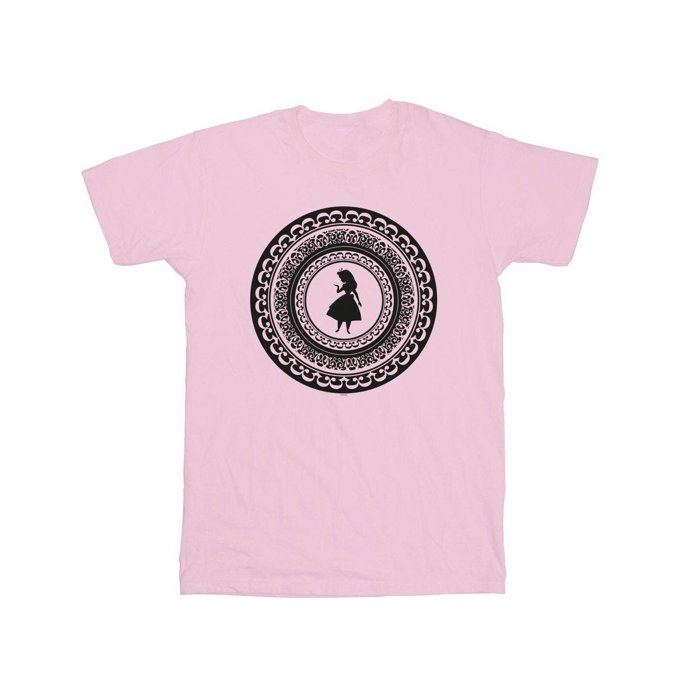 Alice In Wonderland Circle Tshirt Herren Pink XL von Disney