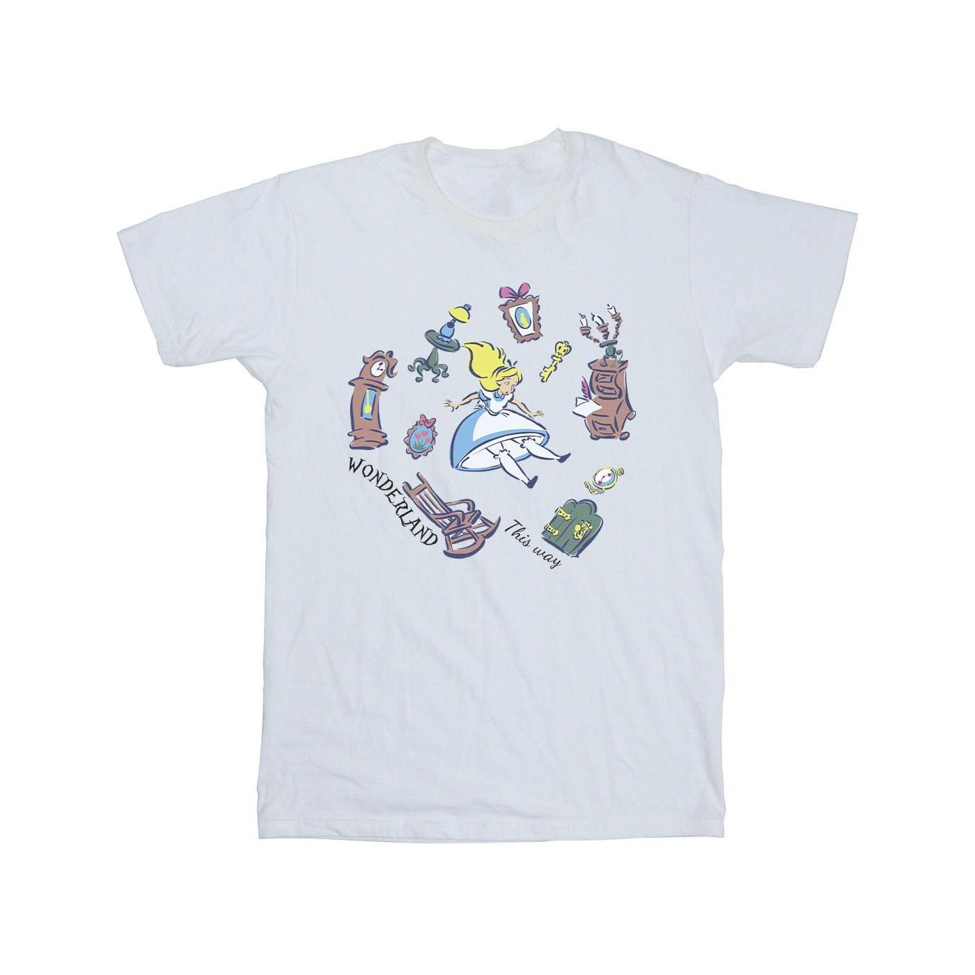 Disney - Alice in Wonderland TShirt, für Herren, Weiss, Größe 5XL von Disney