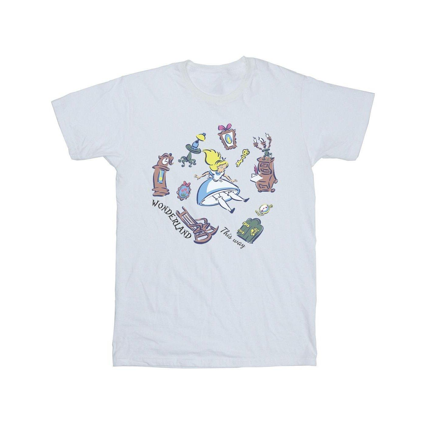 Disney - Alice in Wonderland TShirt, für Herren, Weiss, Größe XXL von Disney