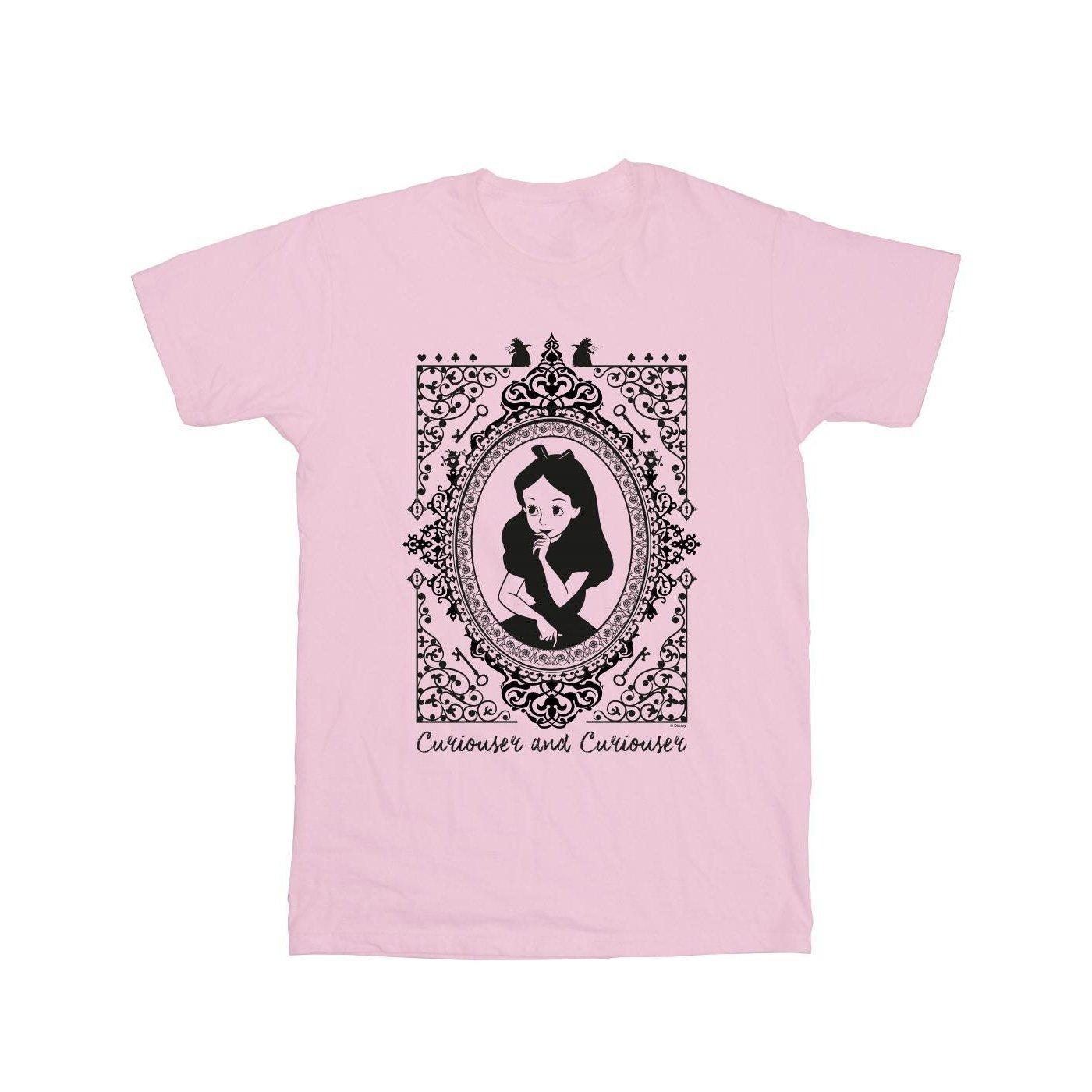 Alice In Wonderland Frame Tshirt Herren Pink L von Disney