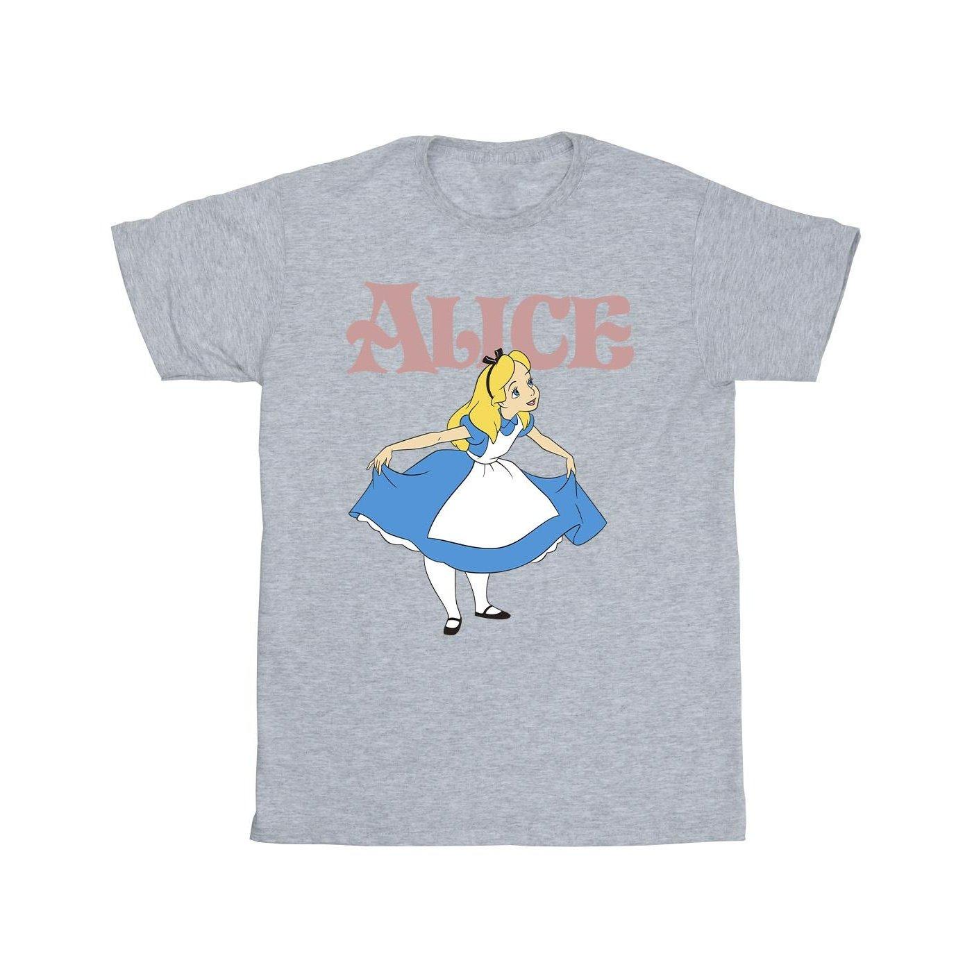 Alice In Wonderland Take A Bow Tshirt Herren Grau 4XL von Disney