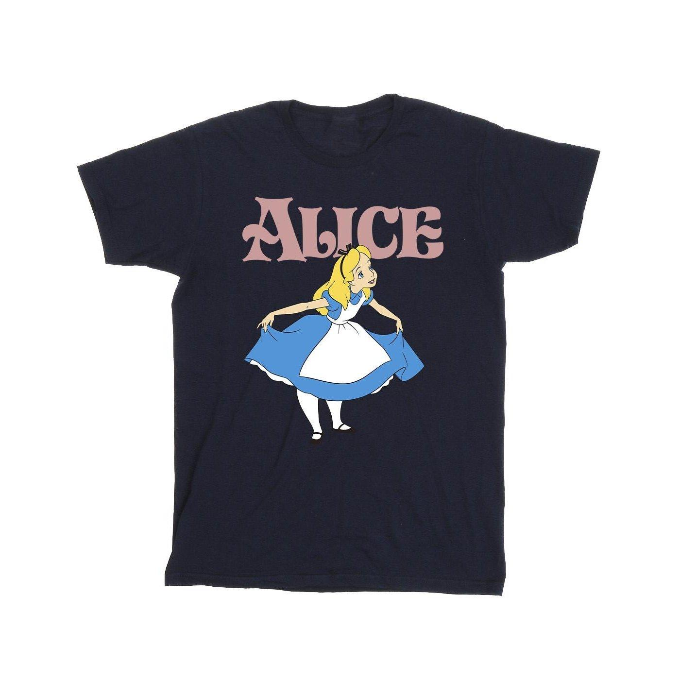 Alice In Wonderland Take A Bow Tshirt Herren Marine 4XL von Disney