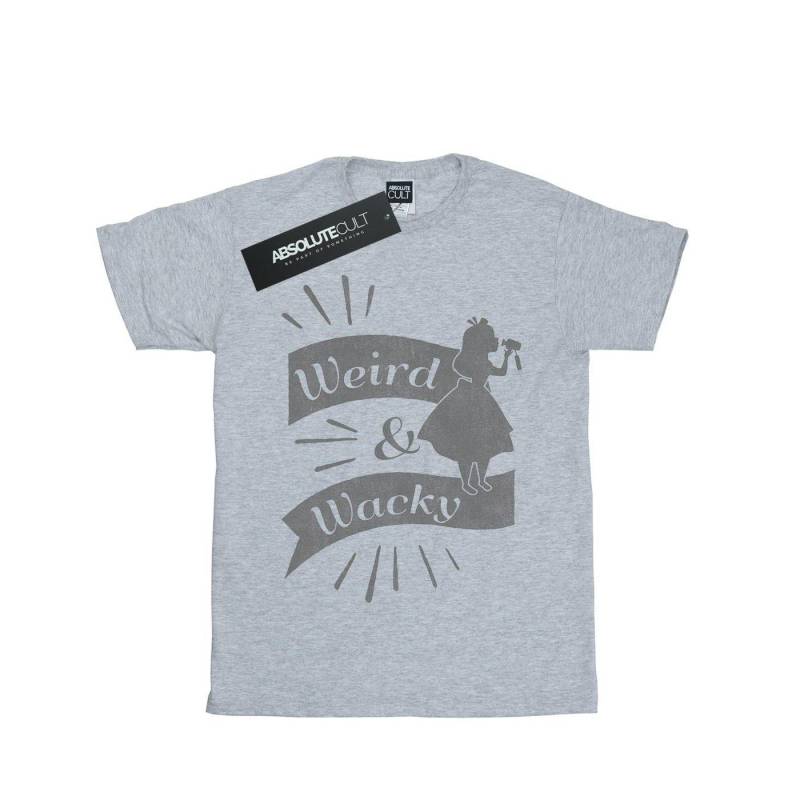 Alice In Wonderland Weird And Wacky Tshirt Herren Grau M von Disney