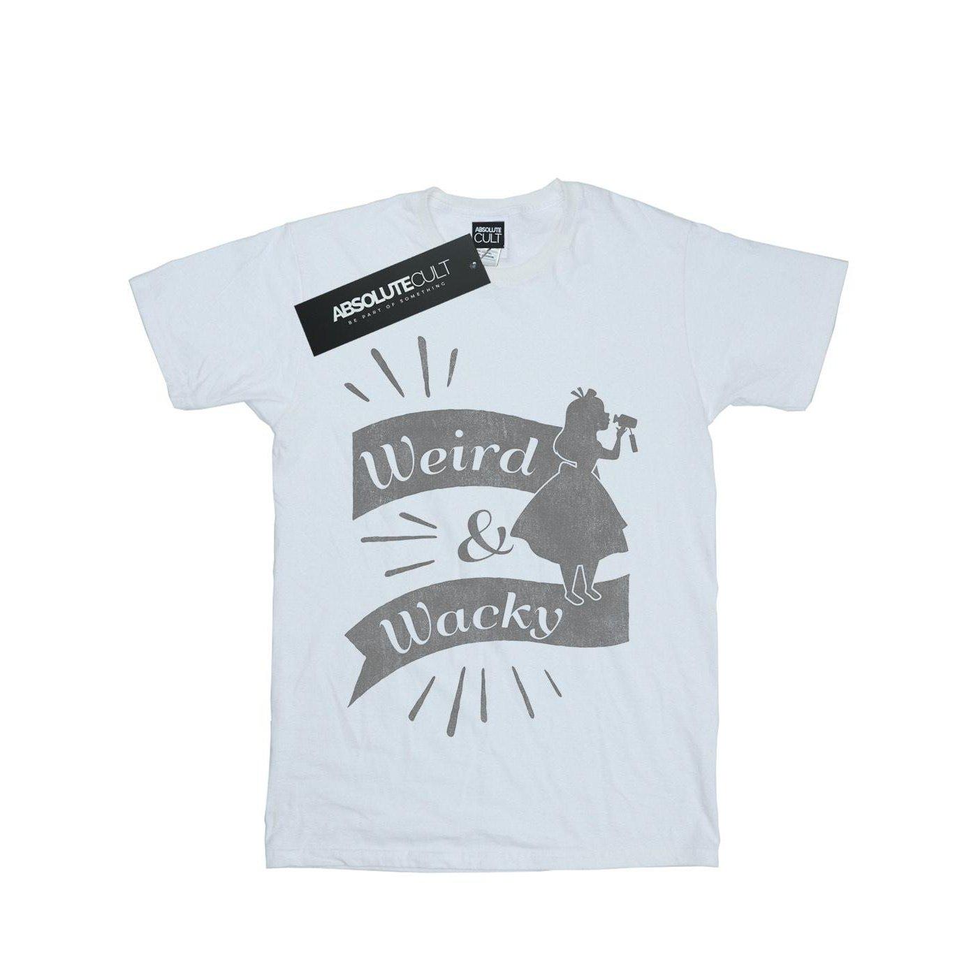 Disney - Alice In Wonderland Weird And Wacky TShirt, für Herren, Weiss, Größe S von Disney