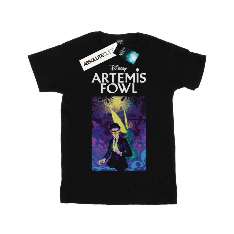 Artemis Fowl Book Cover Tshirt Jungen Schwarz 116 von Disney