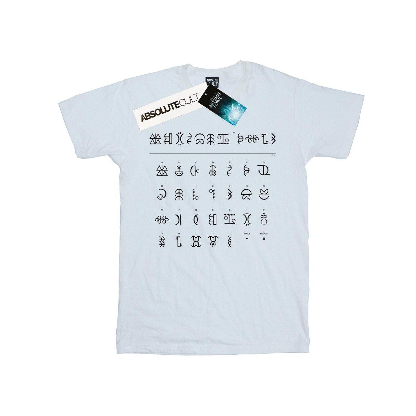 Disney - Gnommish Alphabet TShirt, für Herren, Weiss, Größe 3XL von Disney