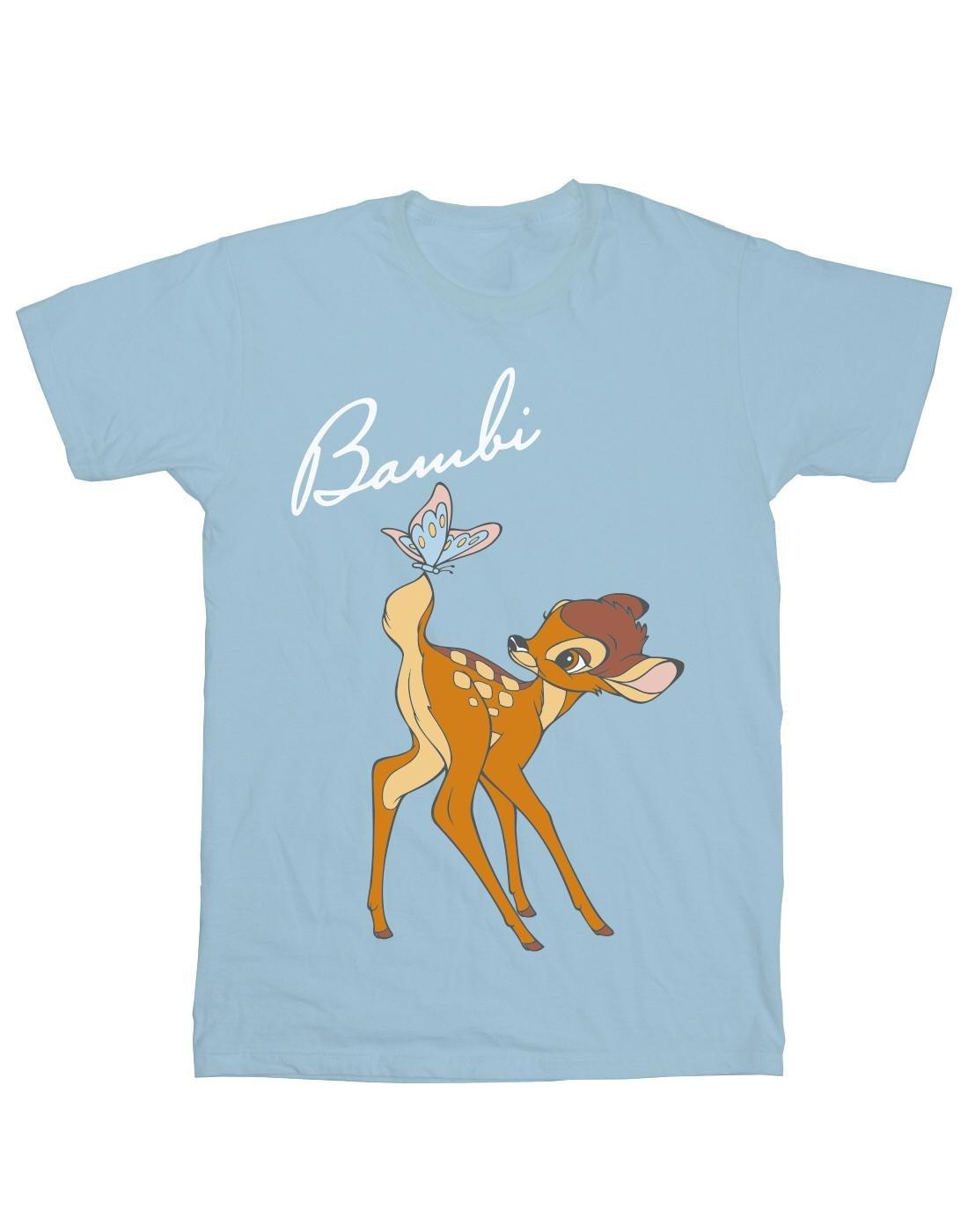 Bambi Butterfly Tail Tshirt Damen Blau XXL von Disney