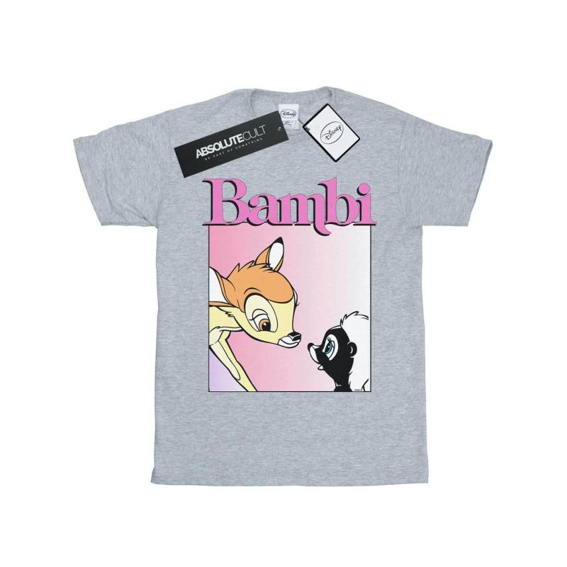 Bambi Nice To Meet You Tshirt Damen Grau 3XL von Disney