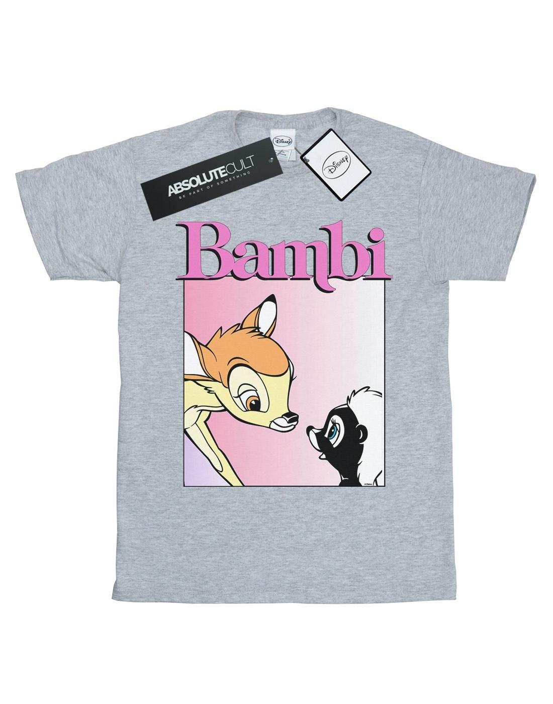 Bambi Nice To Meet You Tshirt Damen Grau M von Disney