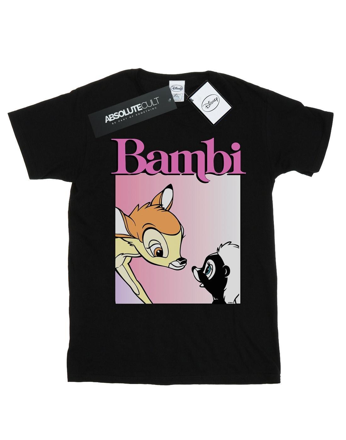 Bambi Nice To Meet You Tshirt Damen Schwarz 3XL von Disney