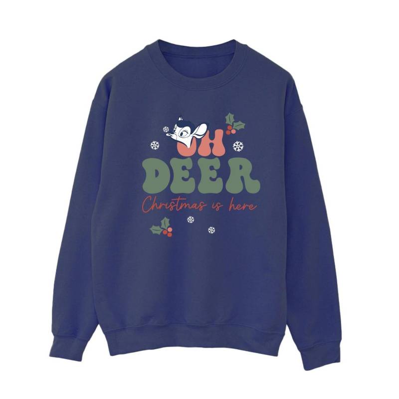 Bambi Oh Deer Sweatshirt Damen Marine XXL von Disney