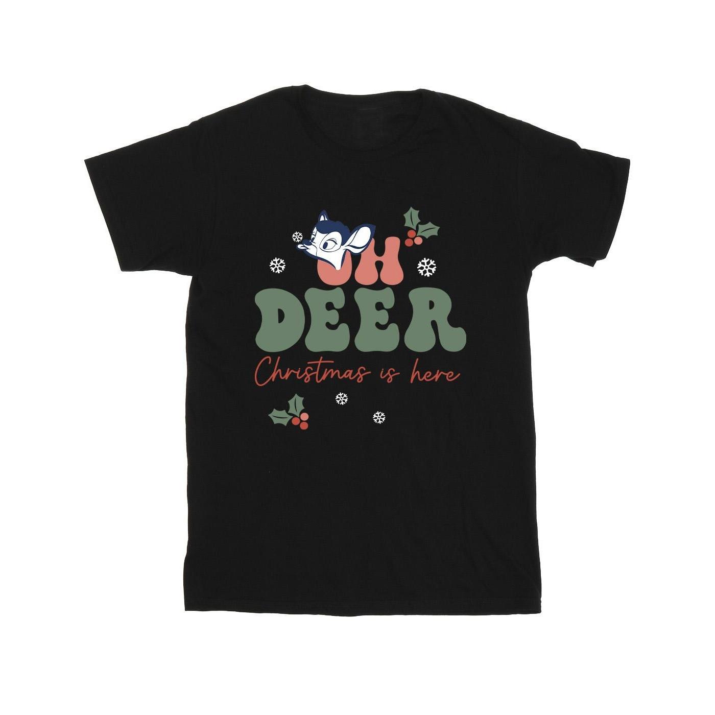 Bambi Oh Deer Tshirt Herren Schwarz XXL von Disney