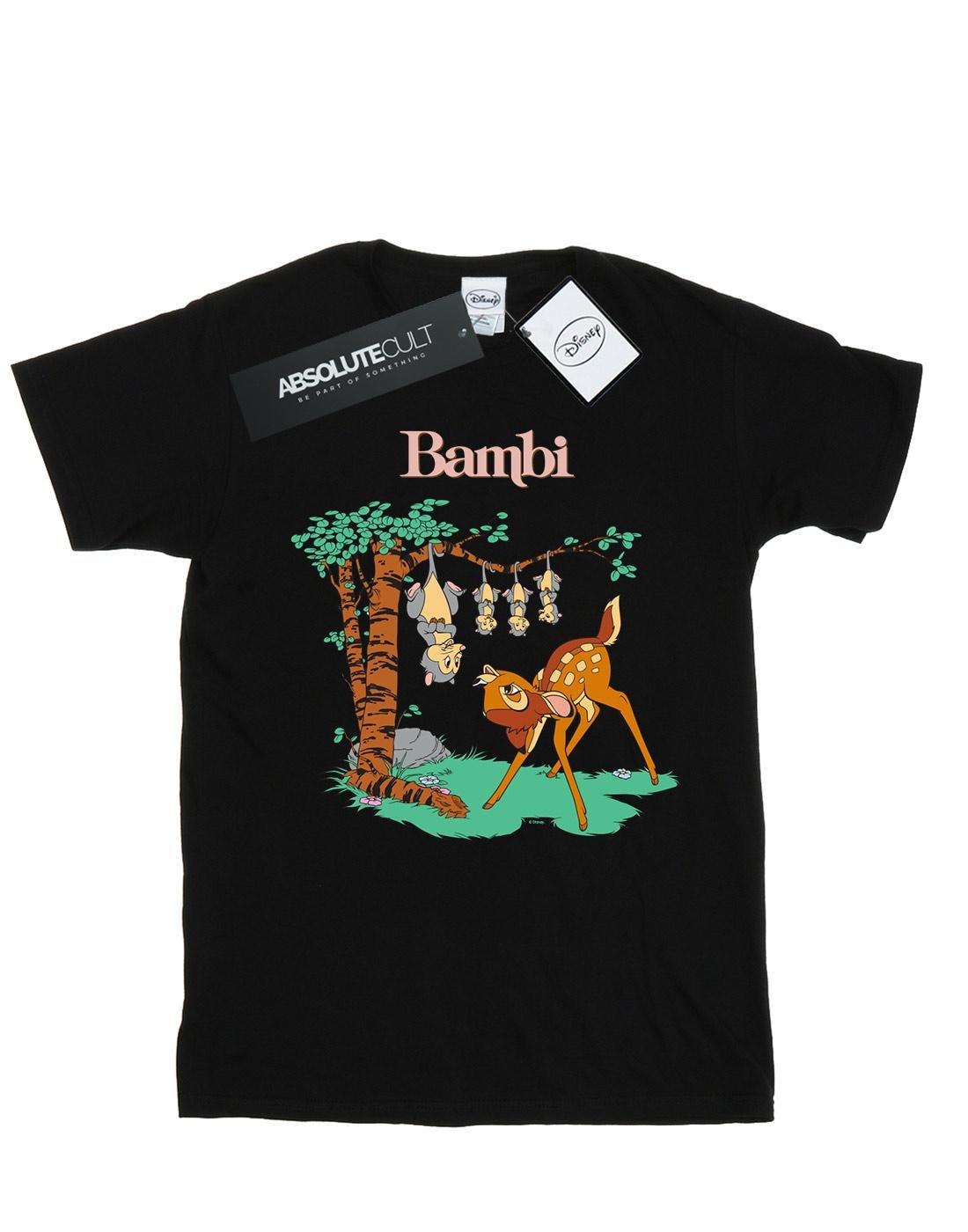 Bambi Tilted Up Tshirt Damen Schwarz M von Disney