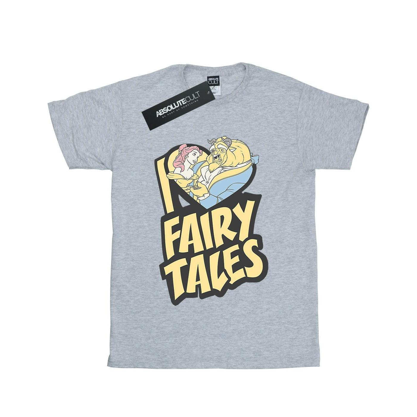 Beauty And The Beast I Love Fairy Tales Tshirt Mädchen Grau 116 von Disney