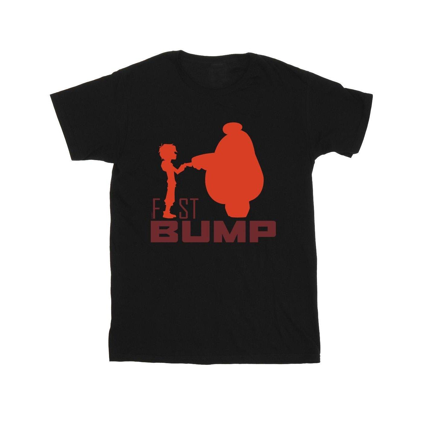 Big Hero 6 Baymax Fist Bump Cutout Tshirt Herren Schwarz 5XL von Disney