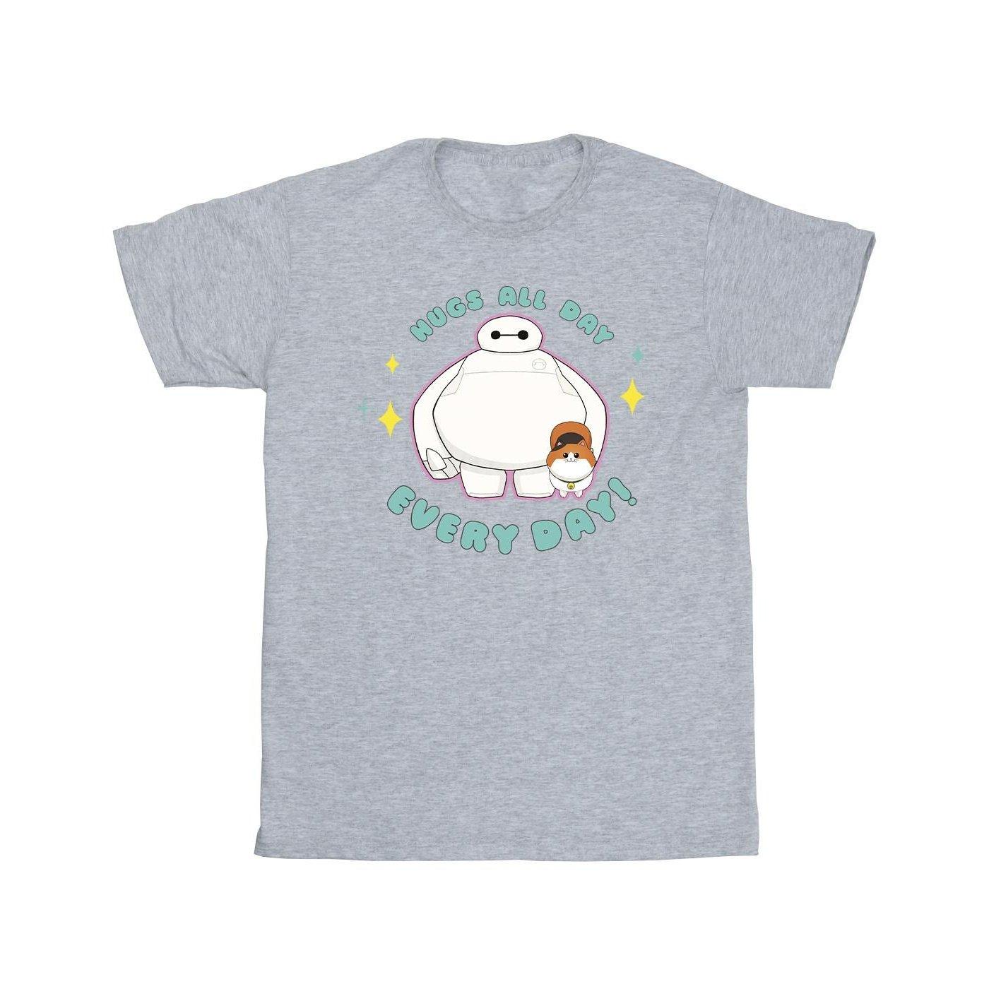 Big Hero 6 Baymax Hugs Everyday Tshirt Herren Grau XL von Disney