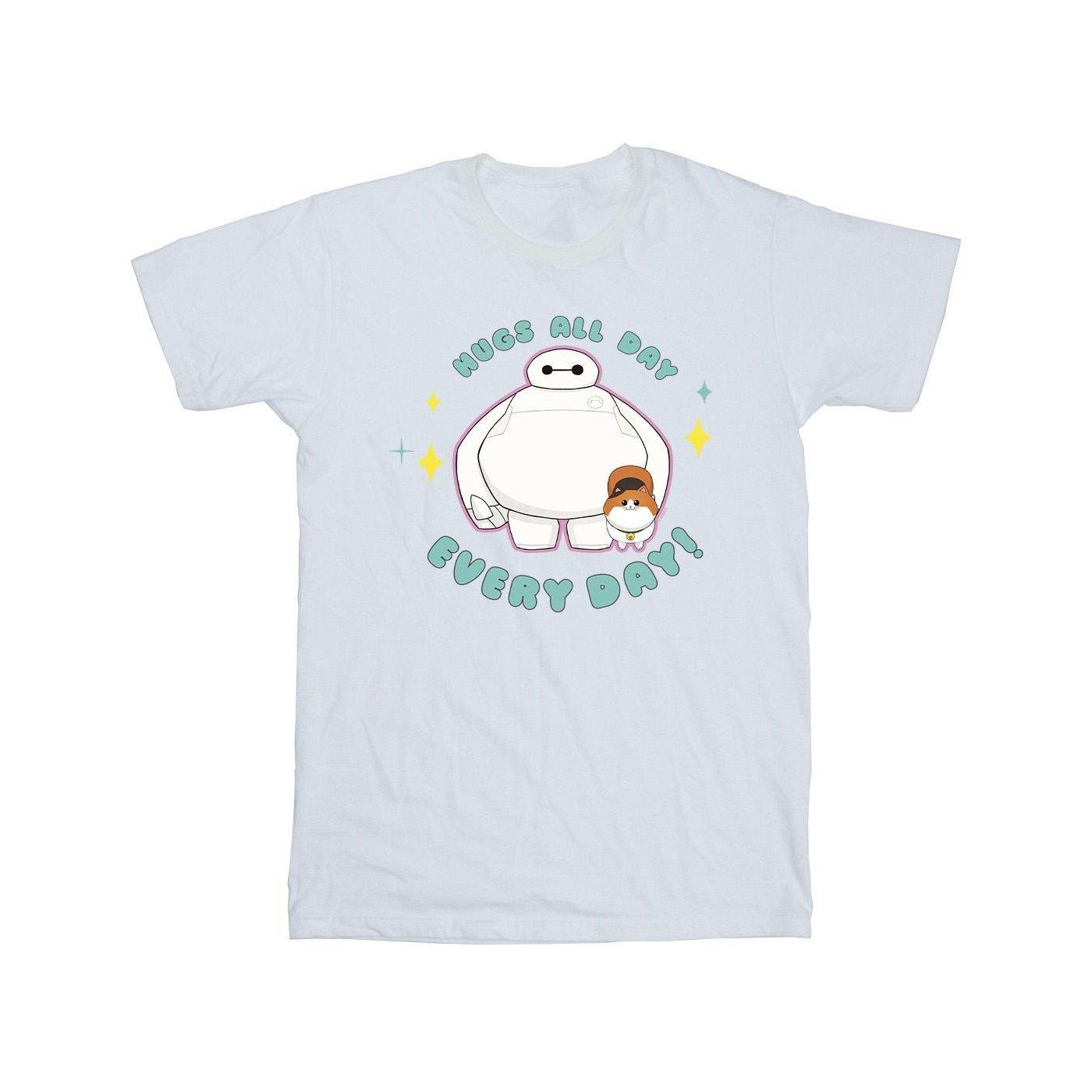 Big Hero 6 Baymax Hugs Everyday Tshirt Herren Weiss 3XL von Disney