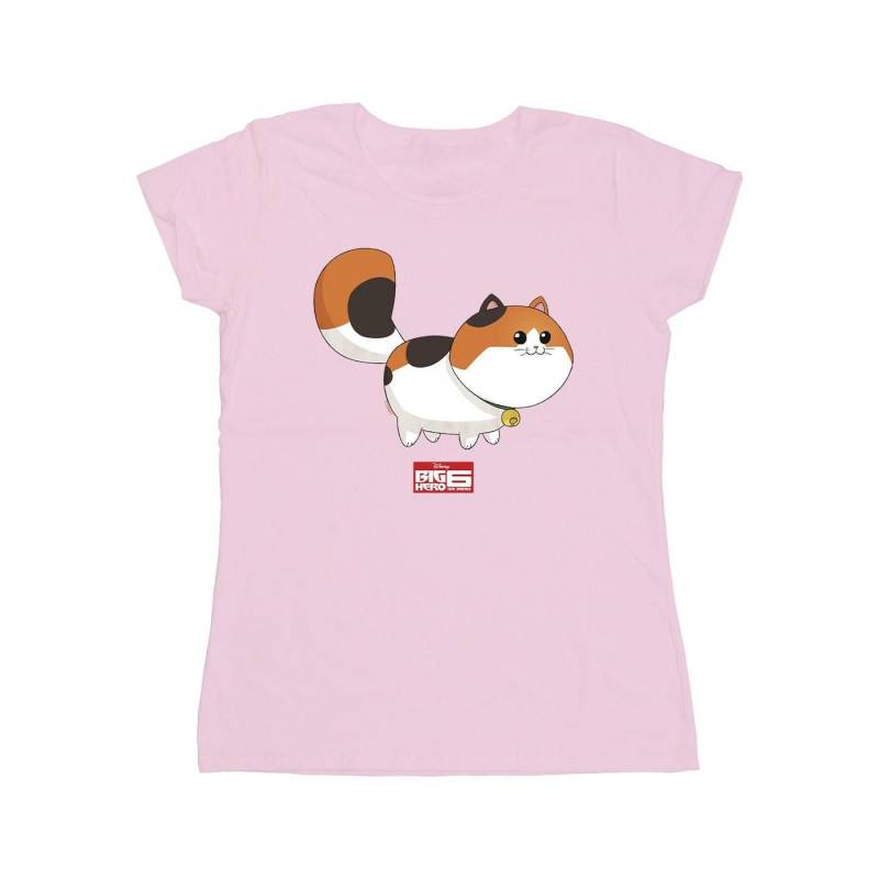 Big Hero 6 Baymax Kitten Pose Tshirt Damen Pink XL von Disney