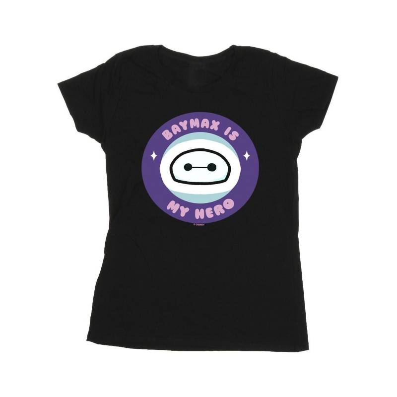 Big Hero 6 Baymax My Hero Pocket Tshirt Damen Schwarz XL von Disney