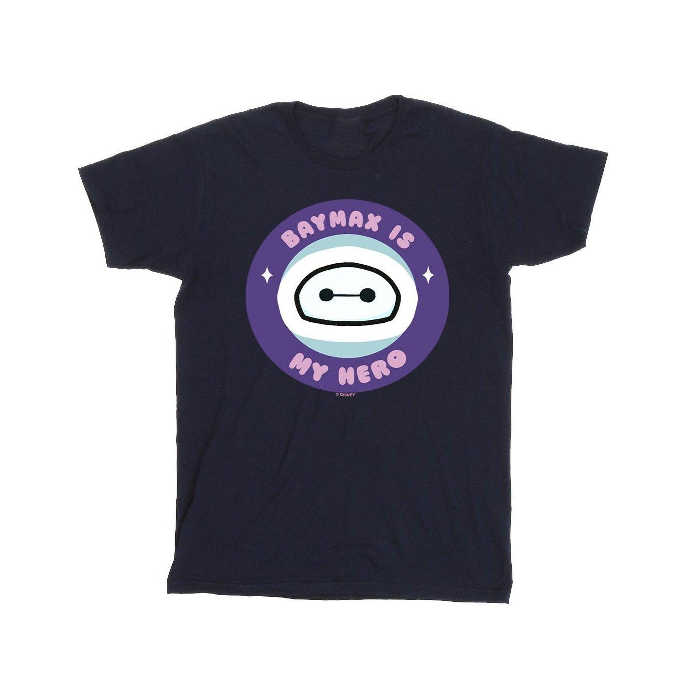 Big Hero 6 Baymax My Hero Pocket Tshirt Herren Marine S von Disney