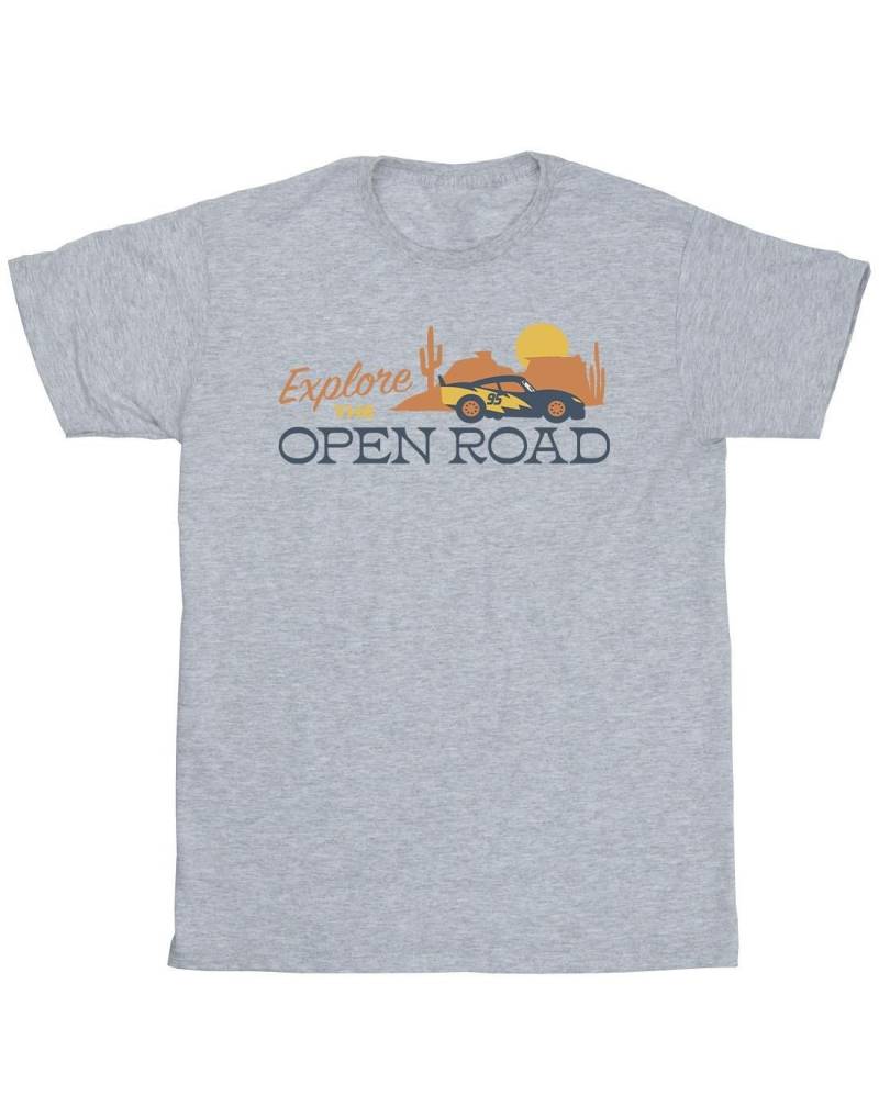 Cars Explore The Open Road Tshirt Herren Grau 3XL von Disney