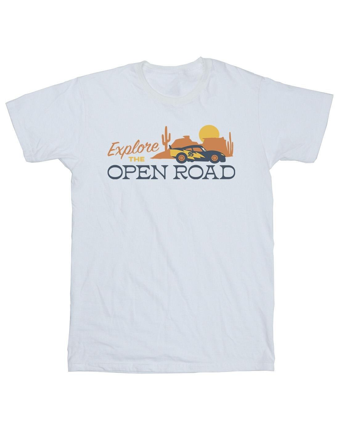 Cars Explore The Open Road Tshirt Herren Weiss 3XL von Disney