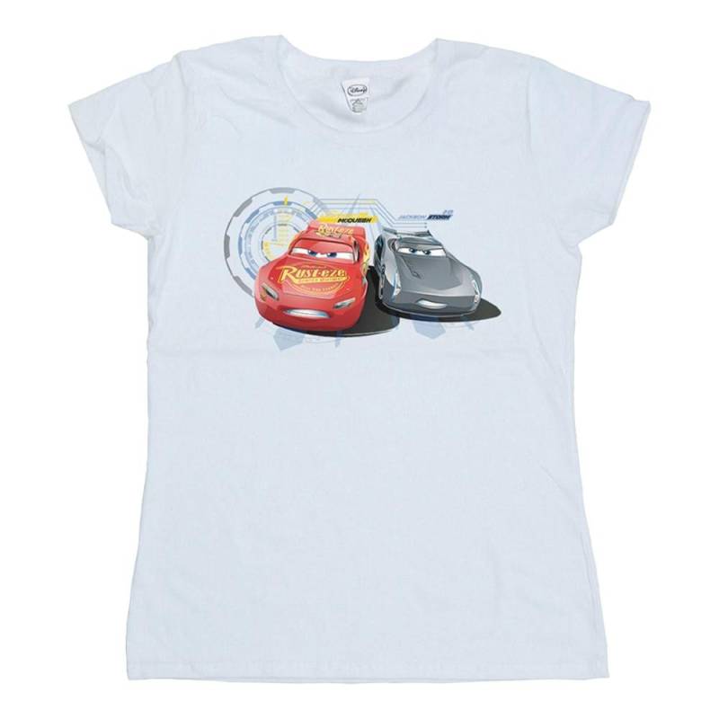 Cars Lightning Vs Storm Tshirt Damen Weiss M von Disney