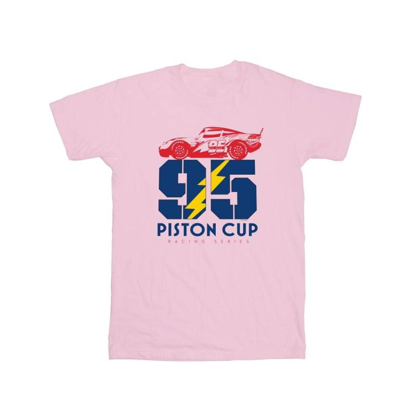 Cars Piston Cup 95 Tshirt Herren Pink XL von Disney