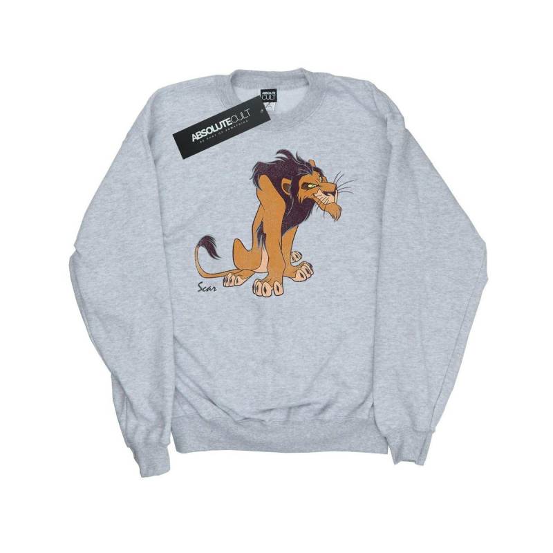 Classic Scar Sweatshirt Herren Grau L von Disney