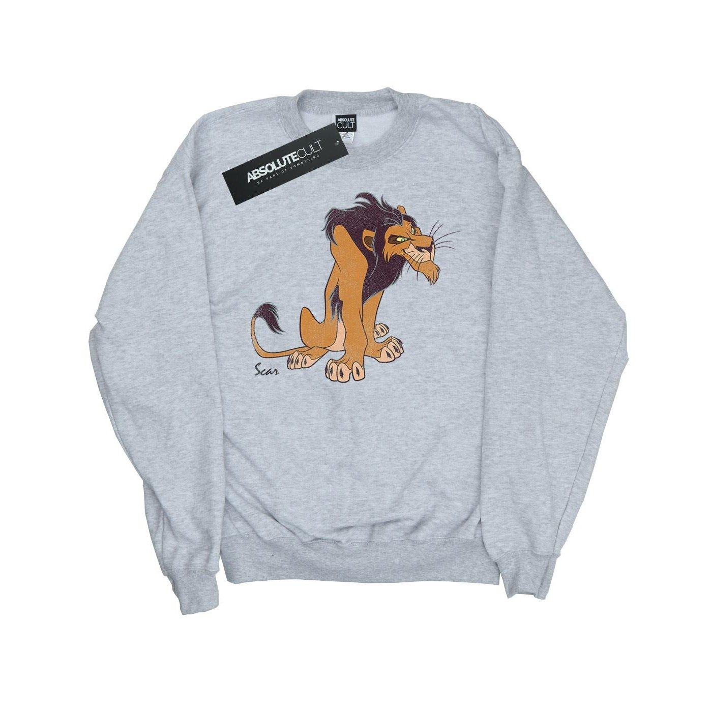 Classic Scar Sweatshirt Herren Grau S von Disney