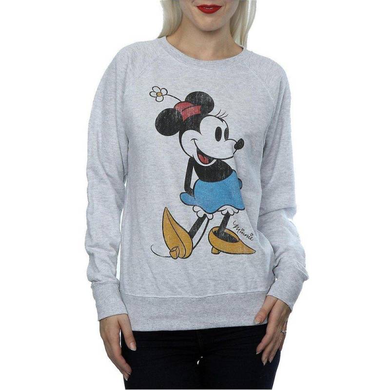 Disney - Classic Sweatshirt, für Damen, Grau, Größe M von Disney