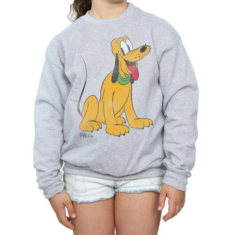 Classic Sweatshirt Mädchen Grau 128 von Disney