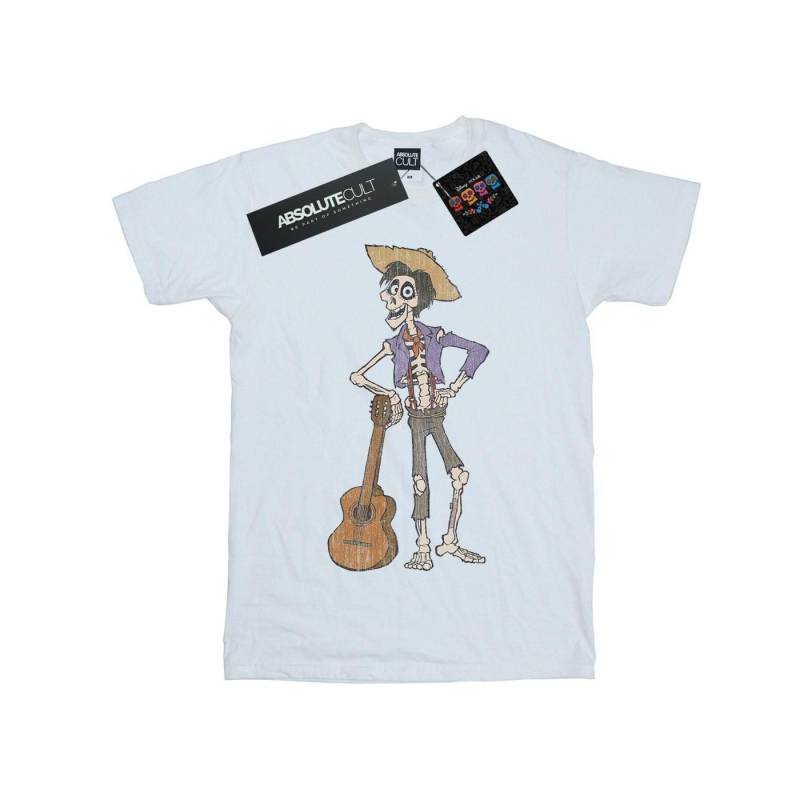 Coco Hector With Guitar Tshirt Damen Weiss 3XL von Disney