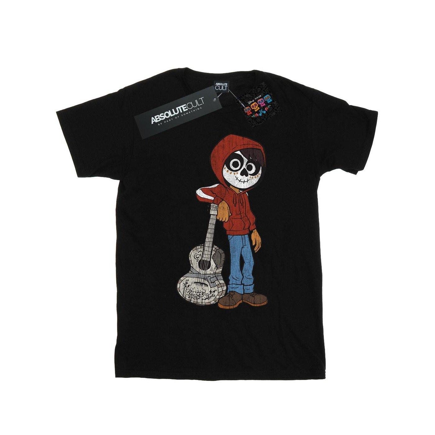 Coco Miguel With Guitar Tshirt Herren Schwarz XL von Disney