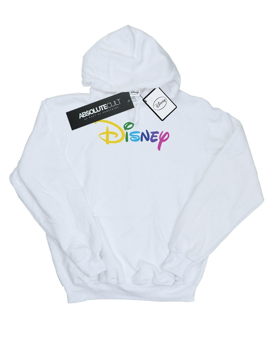 Colour Logo Kapuzenpullover Damen Weiss M von Disney