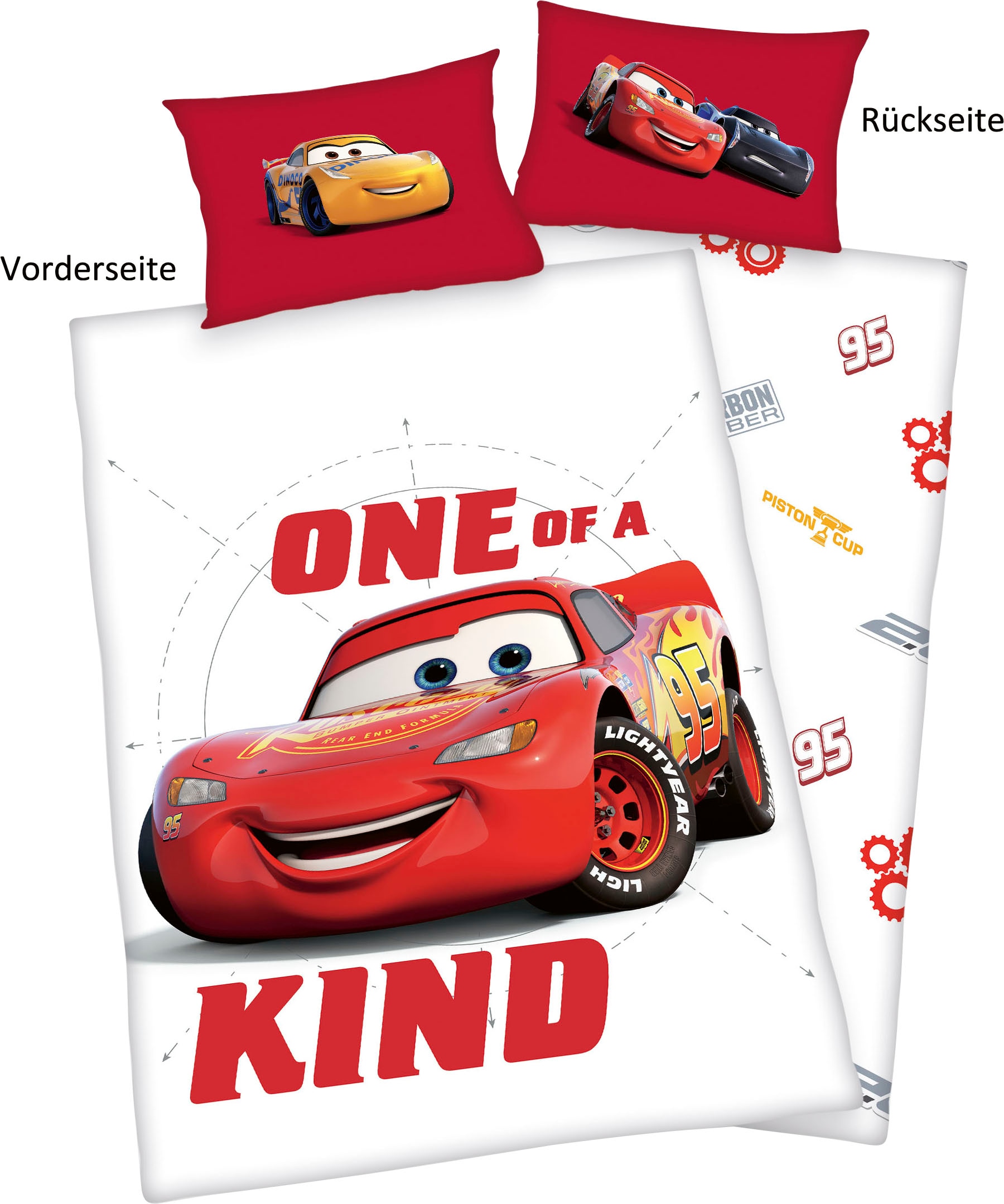 Disney Babybettwäsche »Disney´s Cars«, mit liebevollem Motiv von Disney