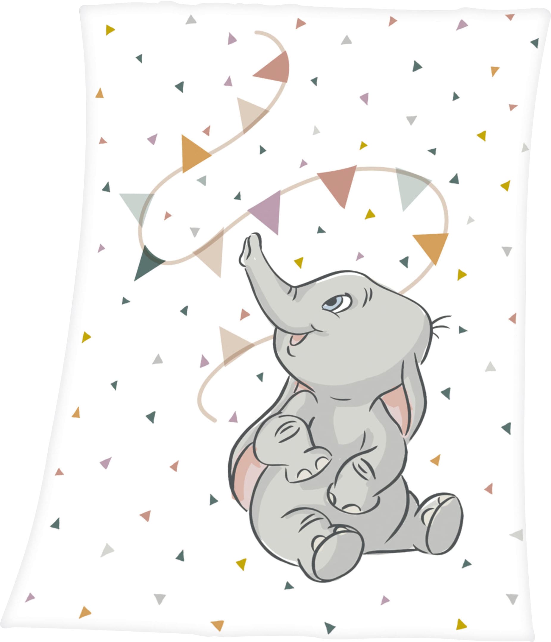 Disney Babydecke »Dumbo«, mit liebevollem Dumbo Motiv, Kuscheldecke von Disney