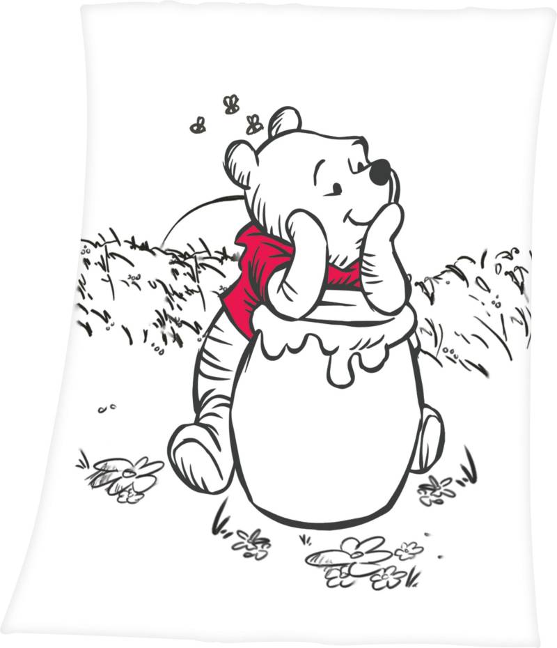 Disney Babydecke »Winnie Pooh«, mit liebevollem Winnie Pooh Motiv, Kuscheldecke von Disney