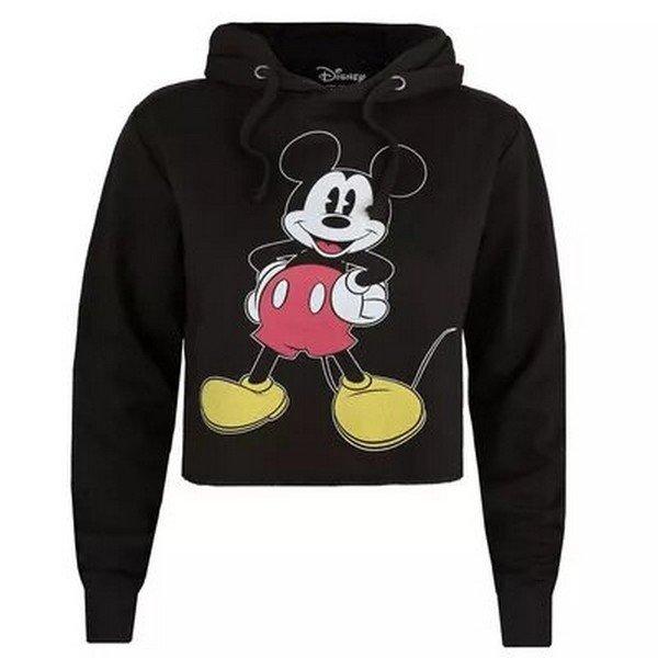 Classic Kurzes Hoodie Damen Schwarz S von Disney