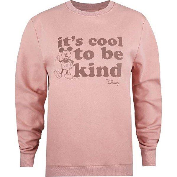 Its Cool To Be Kind Sweatshirt Damen Altrosa M von Disney