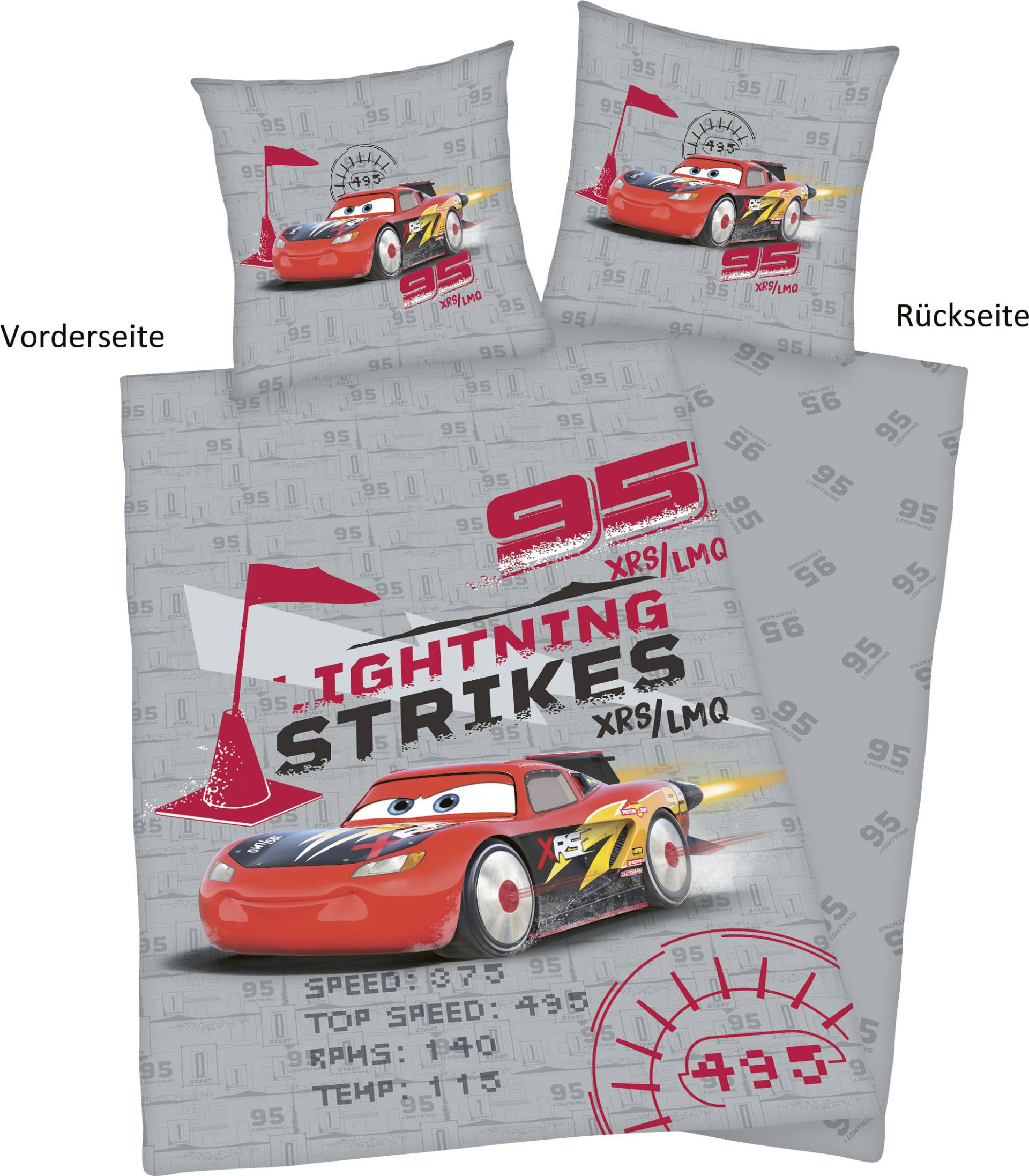 Disney Kinderbettwäsche »Disney´s Cars«, mit tollem McQueen Motiv Disney Kinderbettwäsche »Disney´s Cars«, mit tollem McQueen Motiv von Disney