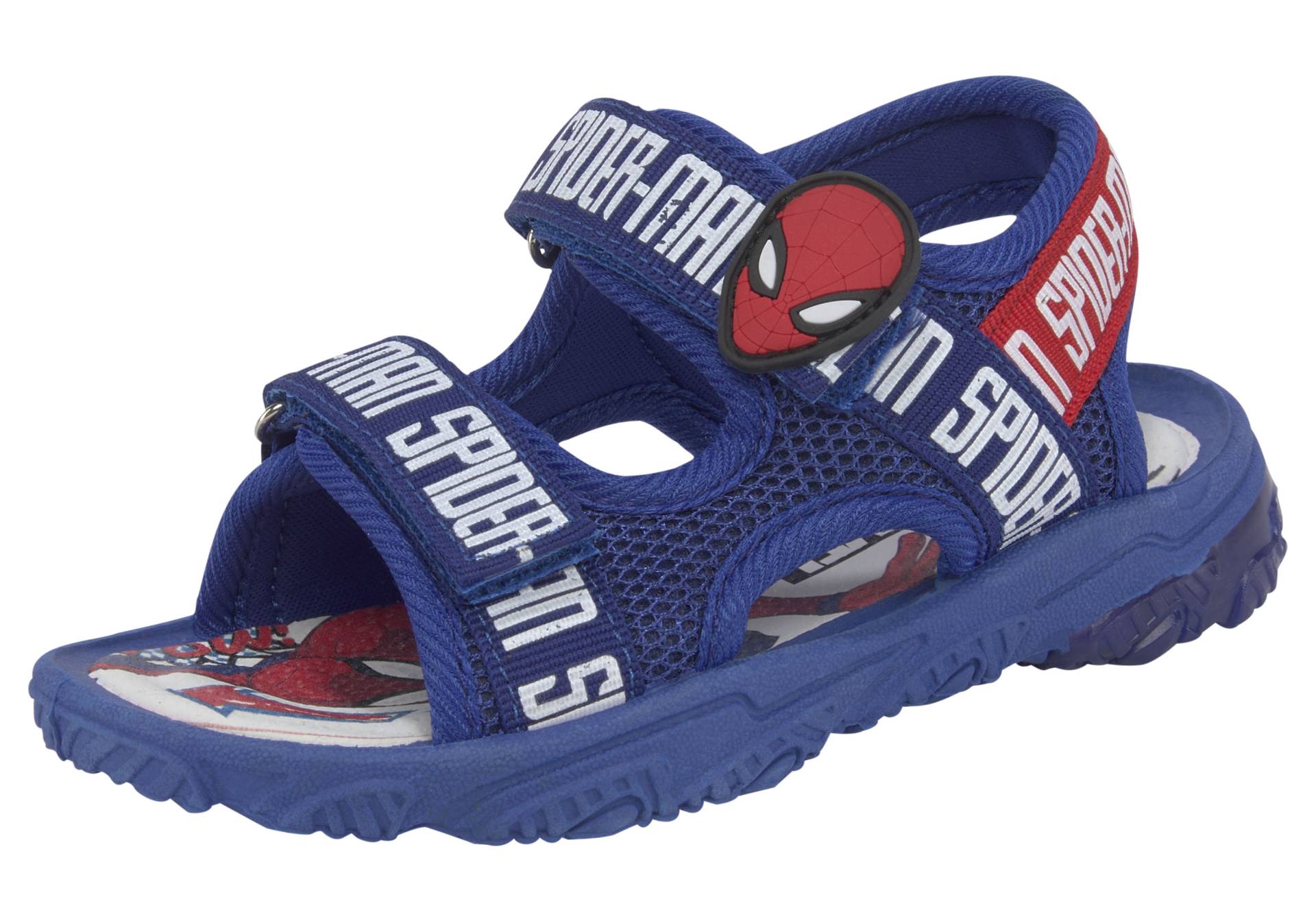 Disney Sandale »Spiderman«, mit cooler Blinkfunktion und mit Klettverschlüssen von Disney