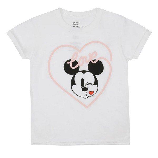 Tshirt Mädchen Weiss 128 von Disney