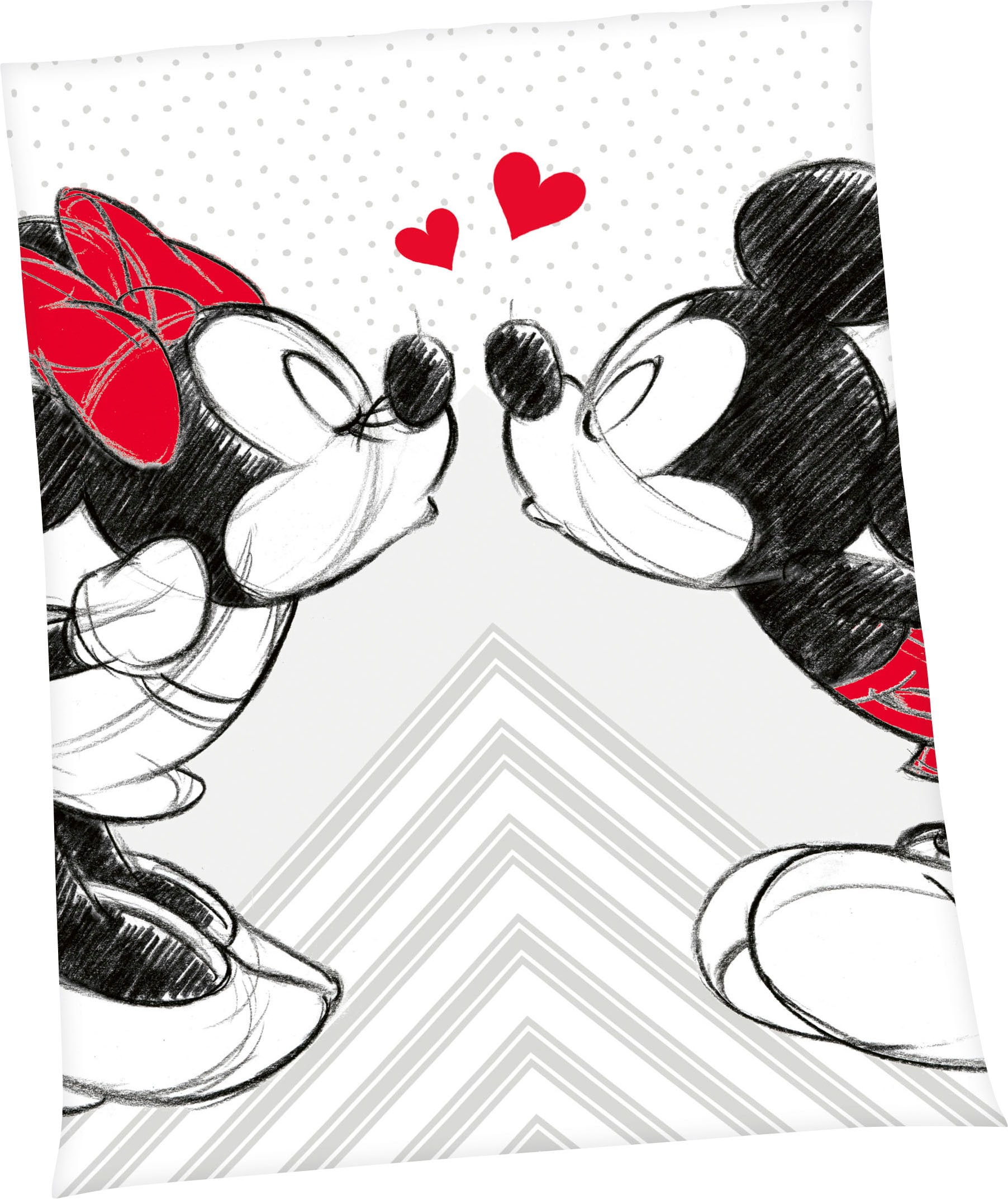 Disney Wohndecke »Disney´s Mickey und Minnie Mouse«, mit liebevollem Motiv, Kuscheldecke von Disney