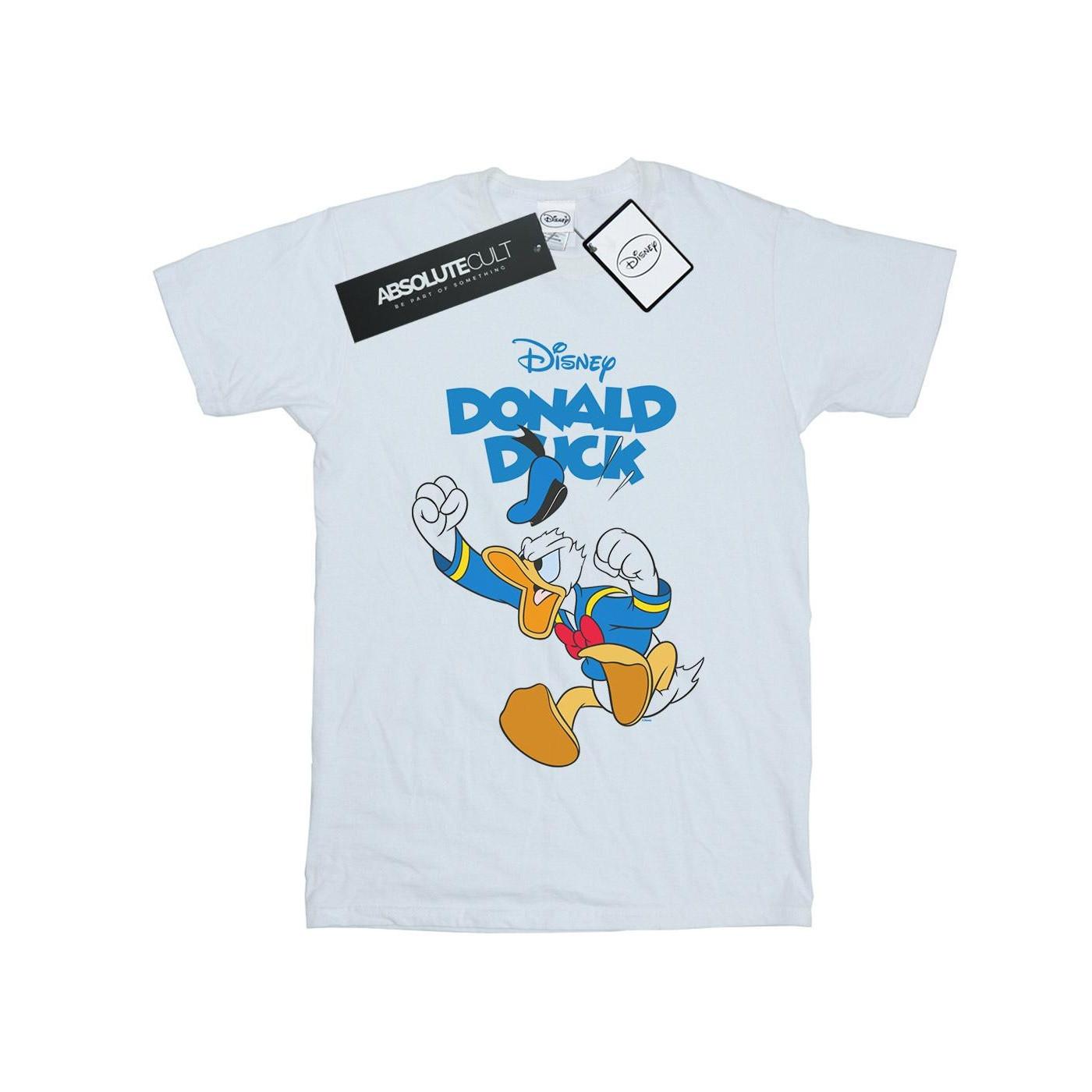 Donald Duck Furious Donald Tshirt Damen Weiss XL von Disney