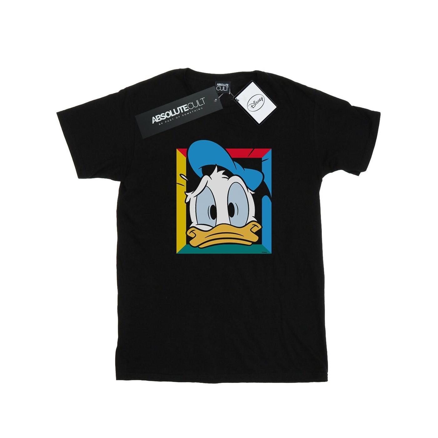 Donald Duck Panicked Tshirt Mädchen Schwarz 152-158 von Disney