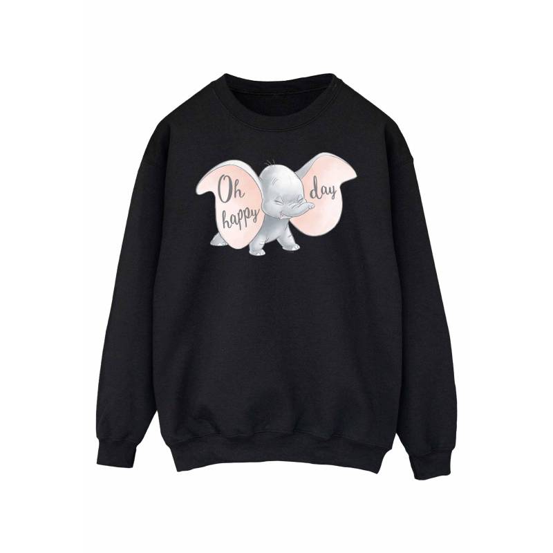 Dumbo Happy Day Sweatshirt Damen Schwarz M von Disney