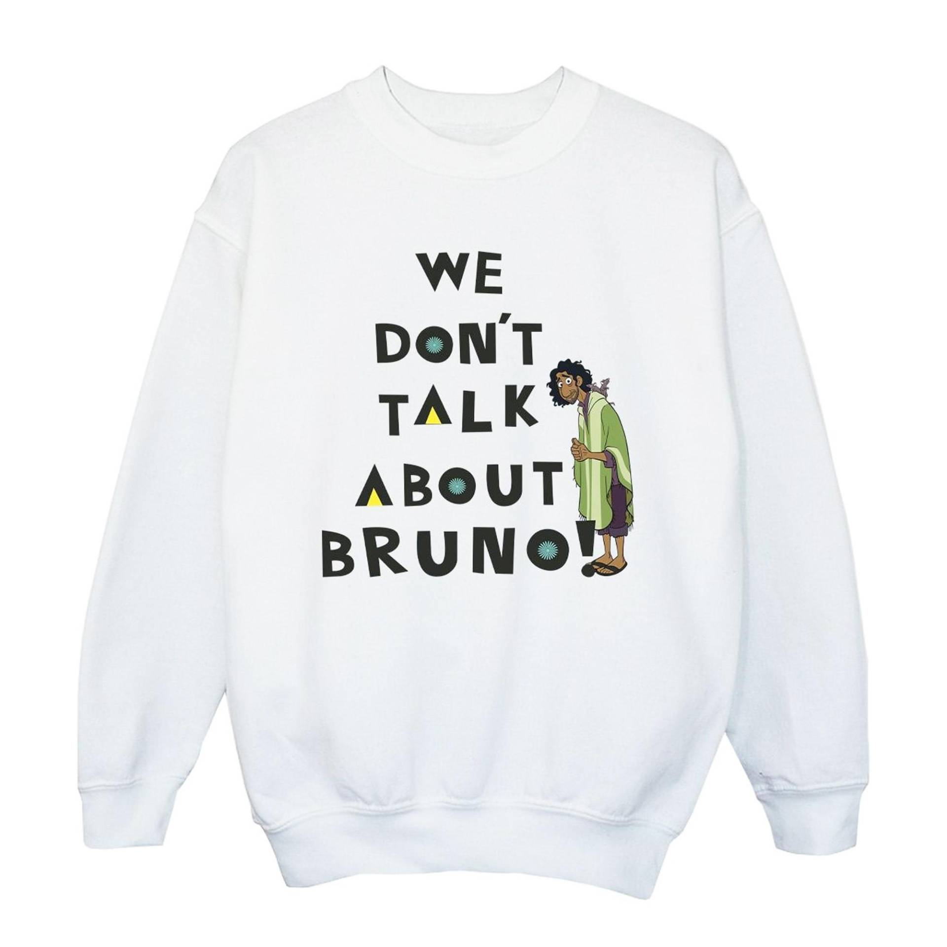 Encanto We Dont Talk About Bruno Boy Sweatshirt Unisex Weiss 104 von Disney