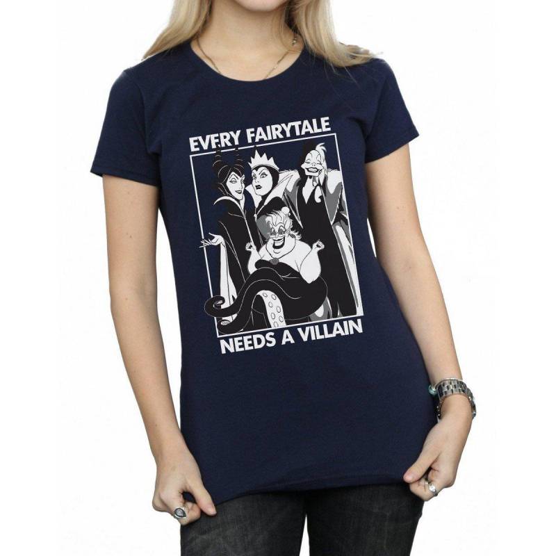 Every Fairy Tale Needs A Villain Tshirt Unisex Marine 140/146 von Disney